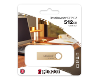Kingston 512GB DataTraveler SE9 G3 220MB/s USB 3.2 Gen 1 złoty - 1218120 - zdjęcie 3